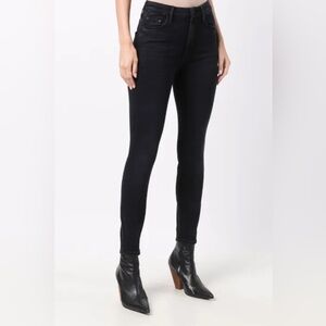 MOTHER The Pixie Ankle Fray in Holding Hands Dark Blue Denim Women’s Size 27